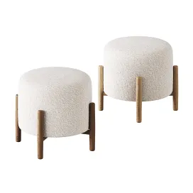 Elroy sherpa ottoman by studio mcgee